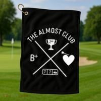 Funny The Almost Club Golf Towel thumb 1