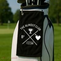 Funny The Almost Club Golf Towel thumb 2