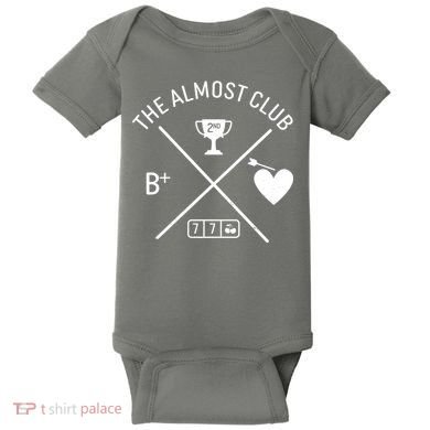 Funny The Almost Club Baby Bodysuit