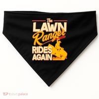 Funny The Lawn Ranger Rides Again USA-Made Doggie Bandana thumb 0