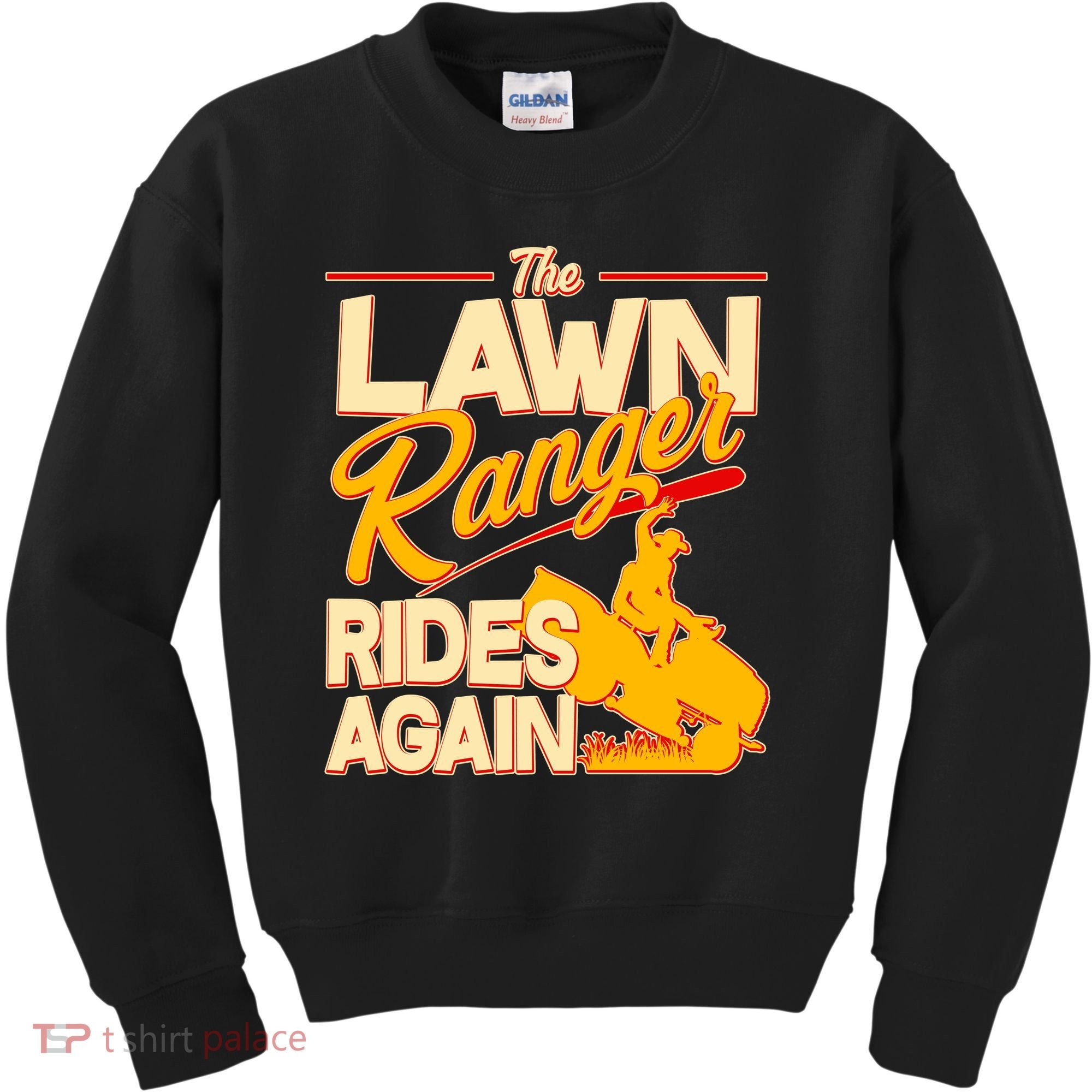 Funny The Lawn Ranger Rides Again Kids Sweatshirt