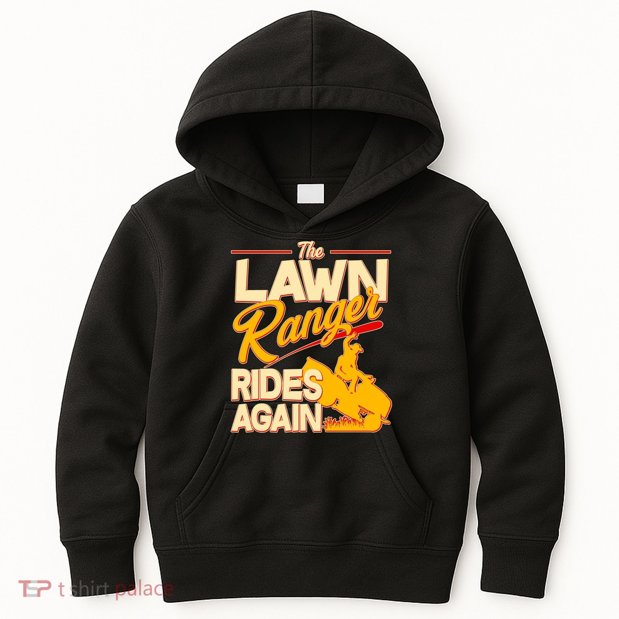 Funny The Lawn Ranger Rides Again Kids Hoodie