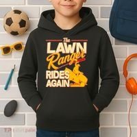 Funny The Lawn Ranger Rides Again Kids Hoodie thumb 2