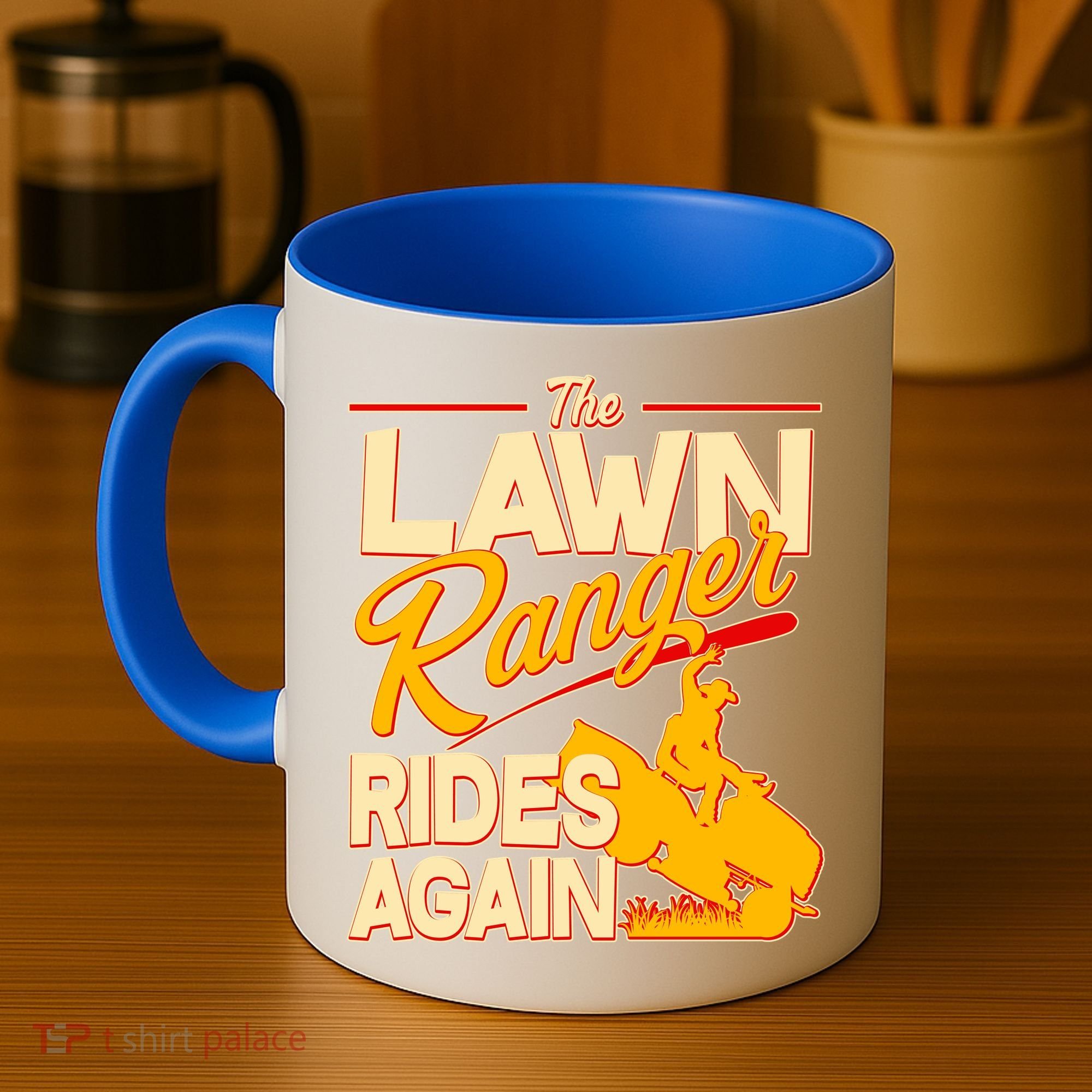 Funny The Lawn Ranger Rides Again Coffee Mug