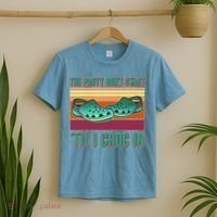 Funny The Party Don't Start 'Til I Croc In T-Shirt thumb 2