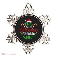 Funny This Is My Christmas Pajama Shirt Ornament thumb 0
