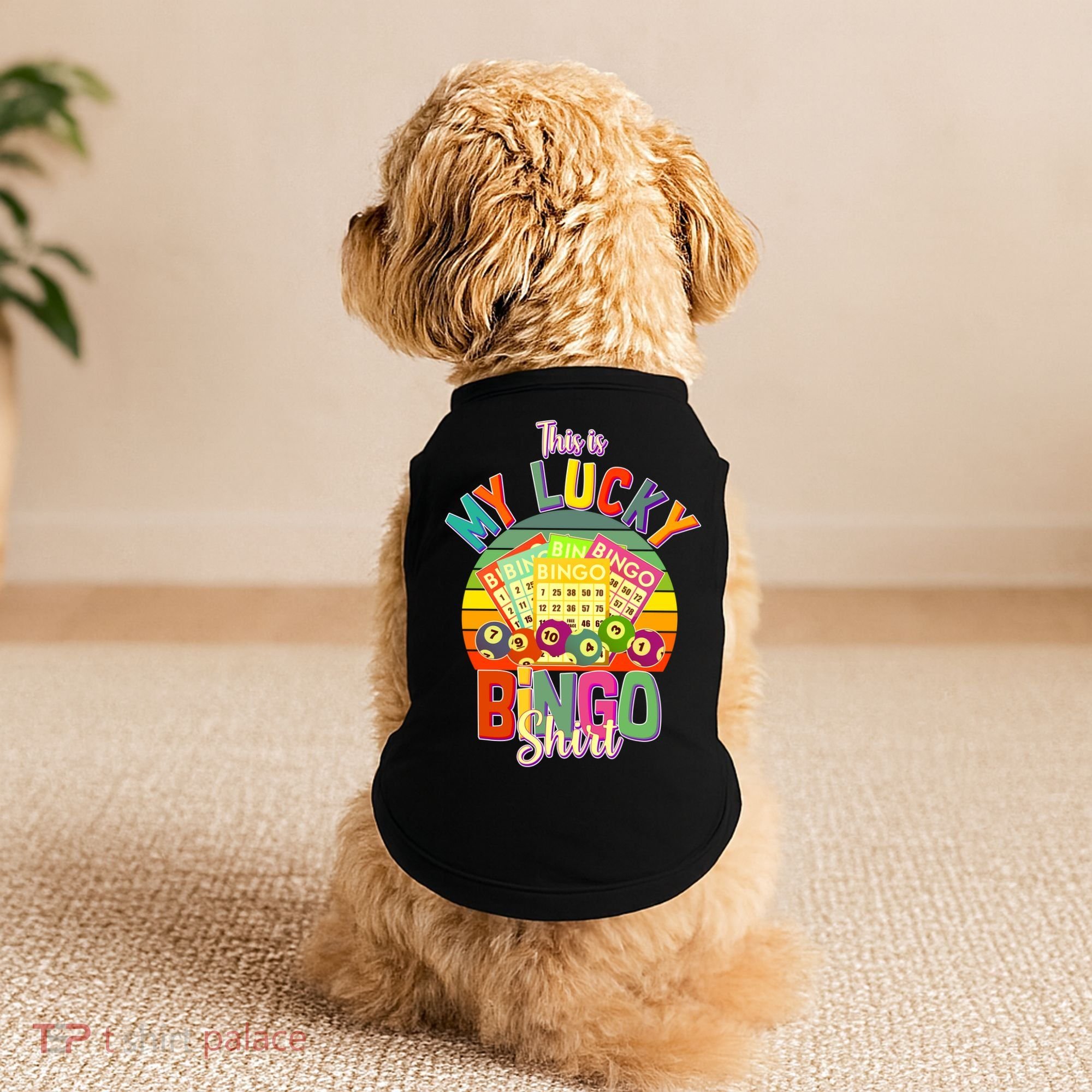 Funny This Is My Lucky Bingo Doggie Tank