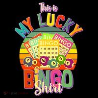 Funny This Is My Lucky Bingo Mousepad thumb 1