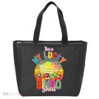Funny This Is My Lucky Bingo Tote Bag thumb 0