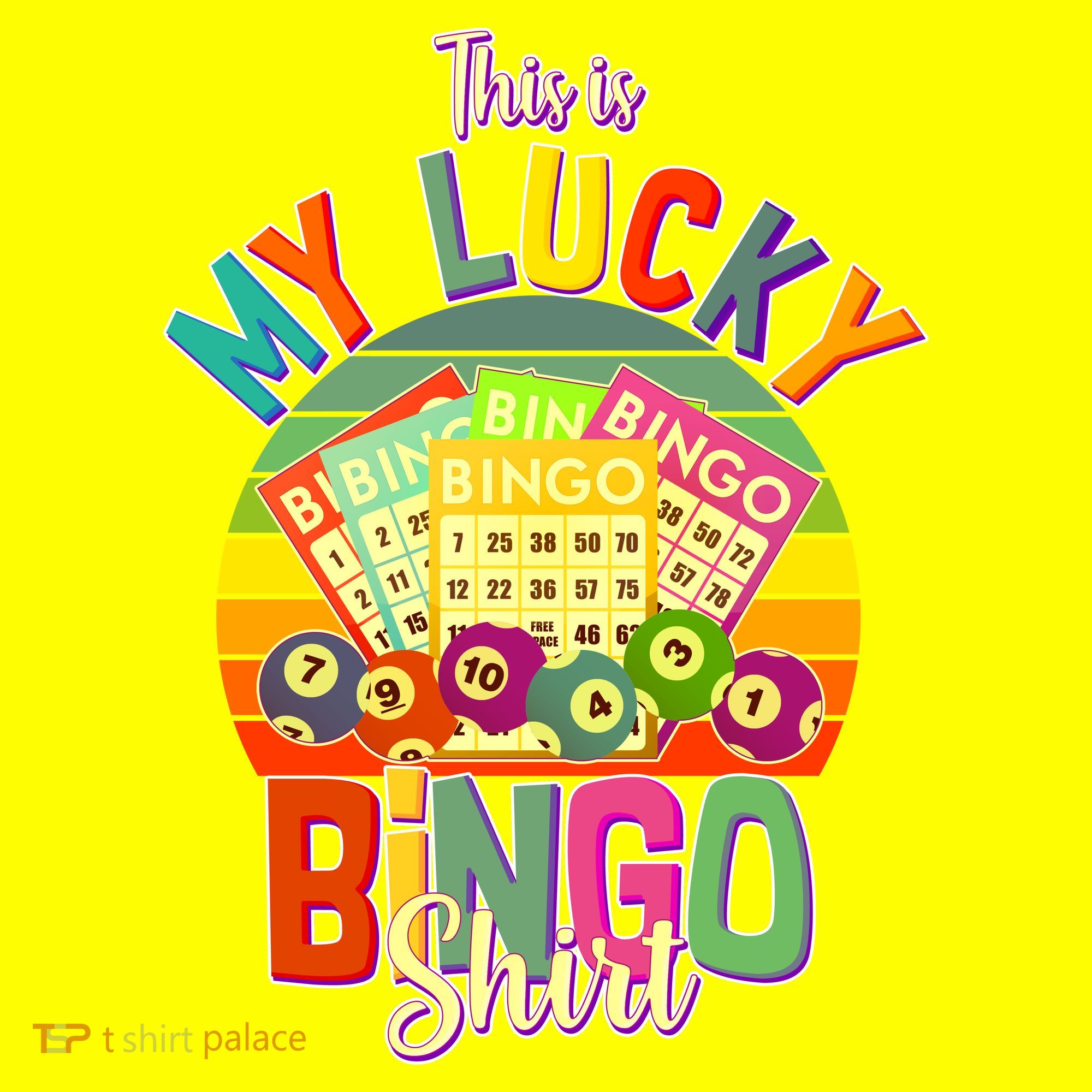 Funny This Is My Lucky Bingo Button