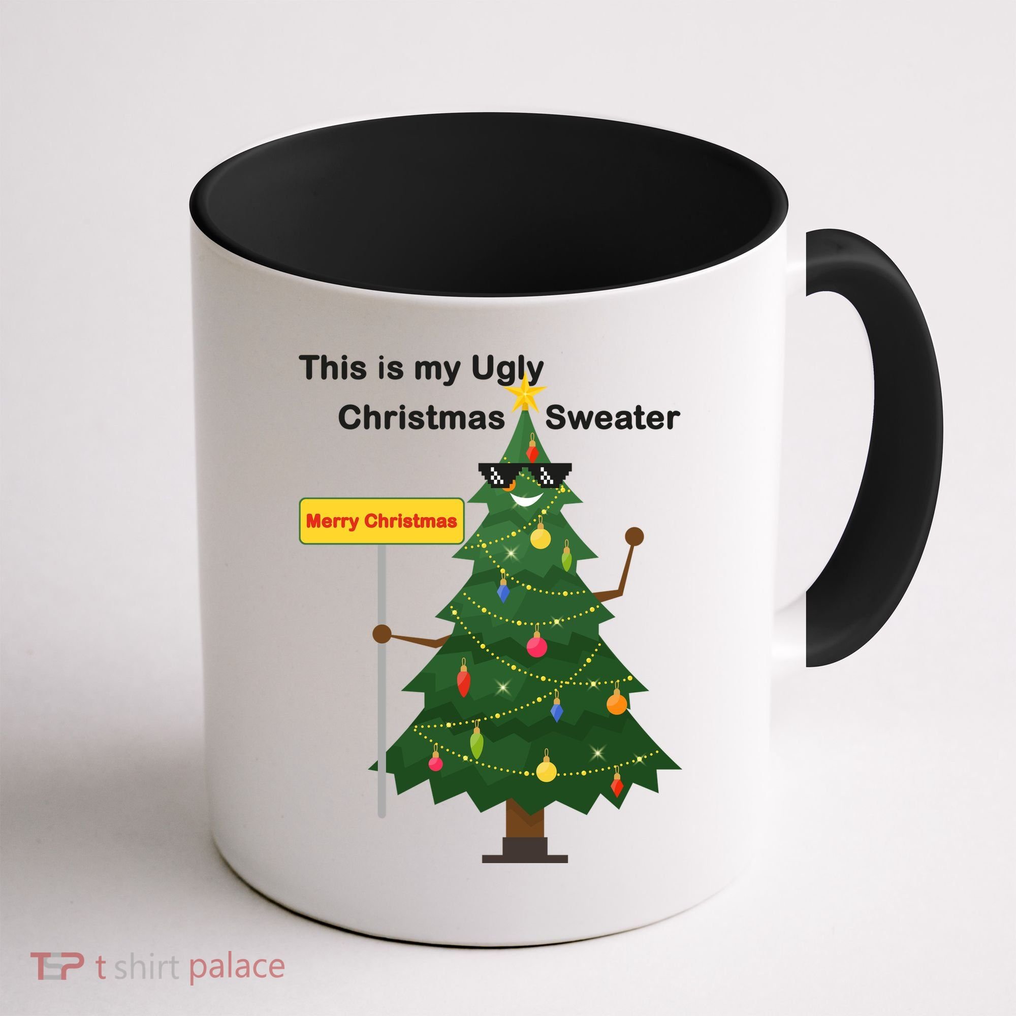 Funny This Is My Ugly Christmas Sweater Coffee Mug