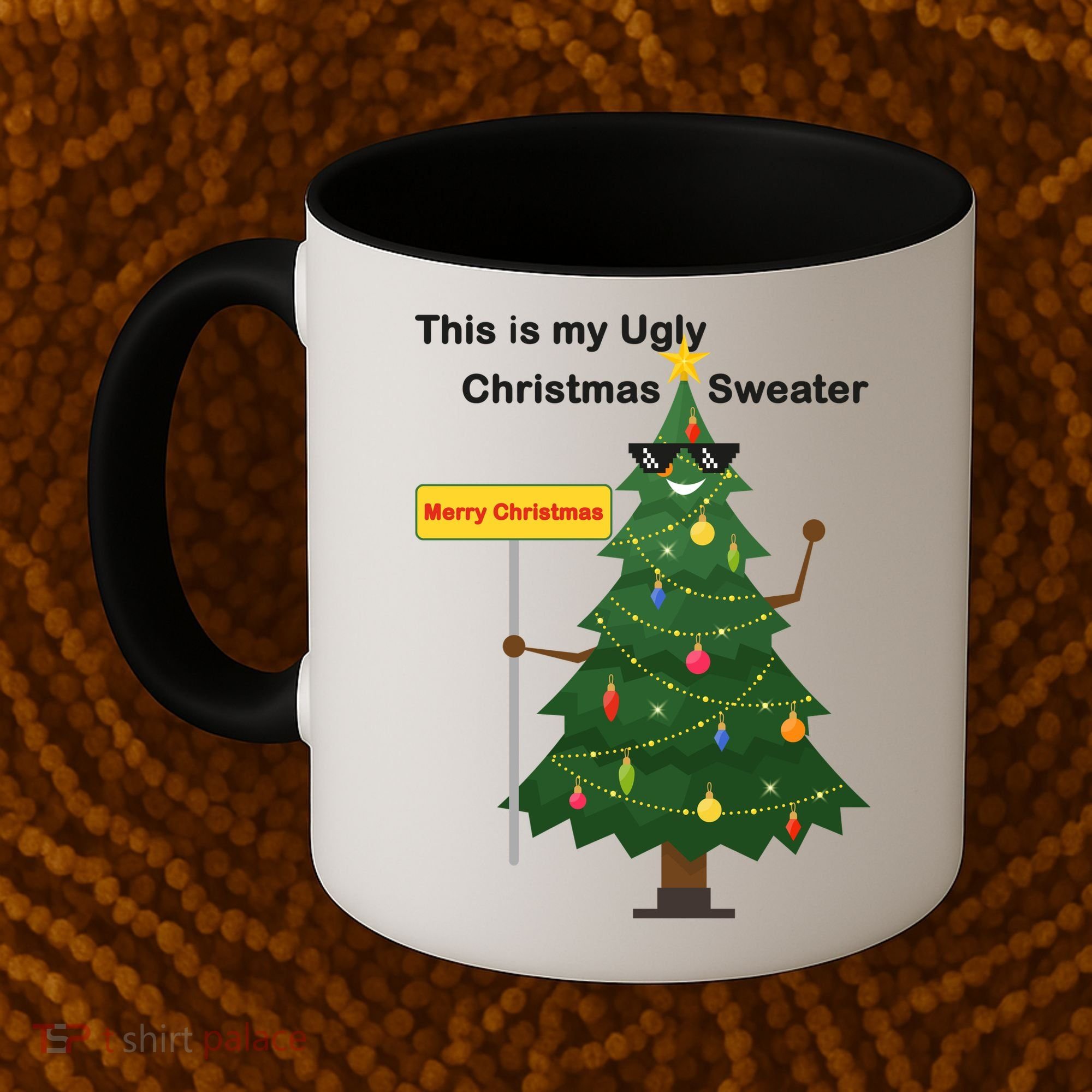 Funny This Is My Ugly Christmas Sweater Coffee Mug