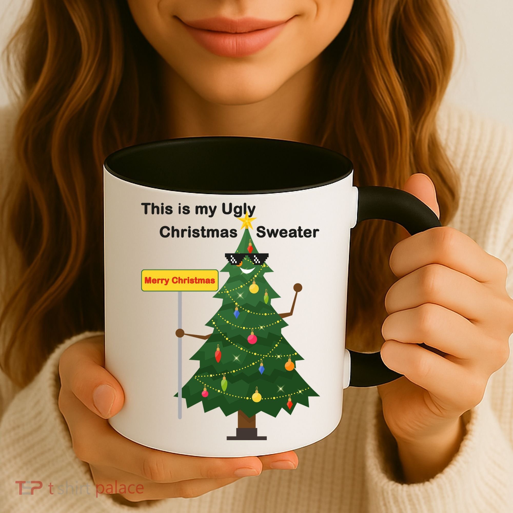 Funny This Is My Ugly Christmas Sweater Coffee Mug