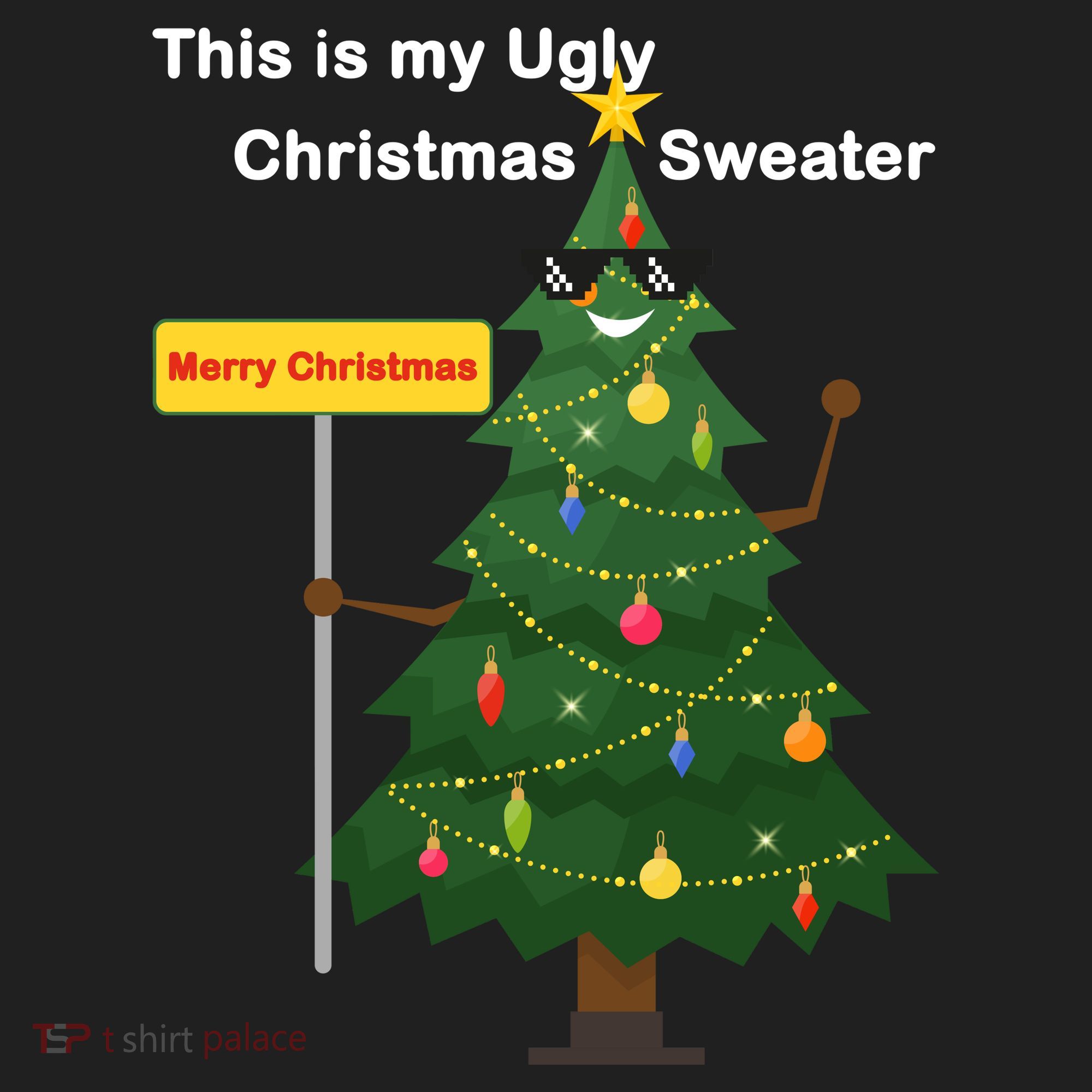 Funny This Is My Ugly Christmas Sweater Tumbler