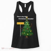 Funny This Is My Ugly Christmas Sweater Women's Tank Top thumb 0