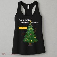 Funny This Is My Ugly Christmas Sweater Women's Tank Top thumb 3