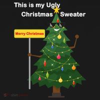 Funny This Is My Ugly Christmas Sweater Baby Bodysuit thumb 2