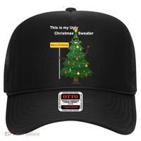 Funny This Is My Ugly Christmas Sweater Hat thumb 0