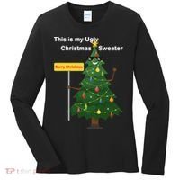 Funny This Is My Ugly Christmas Sweater Women's Long Sleeve Shirt thumb 0