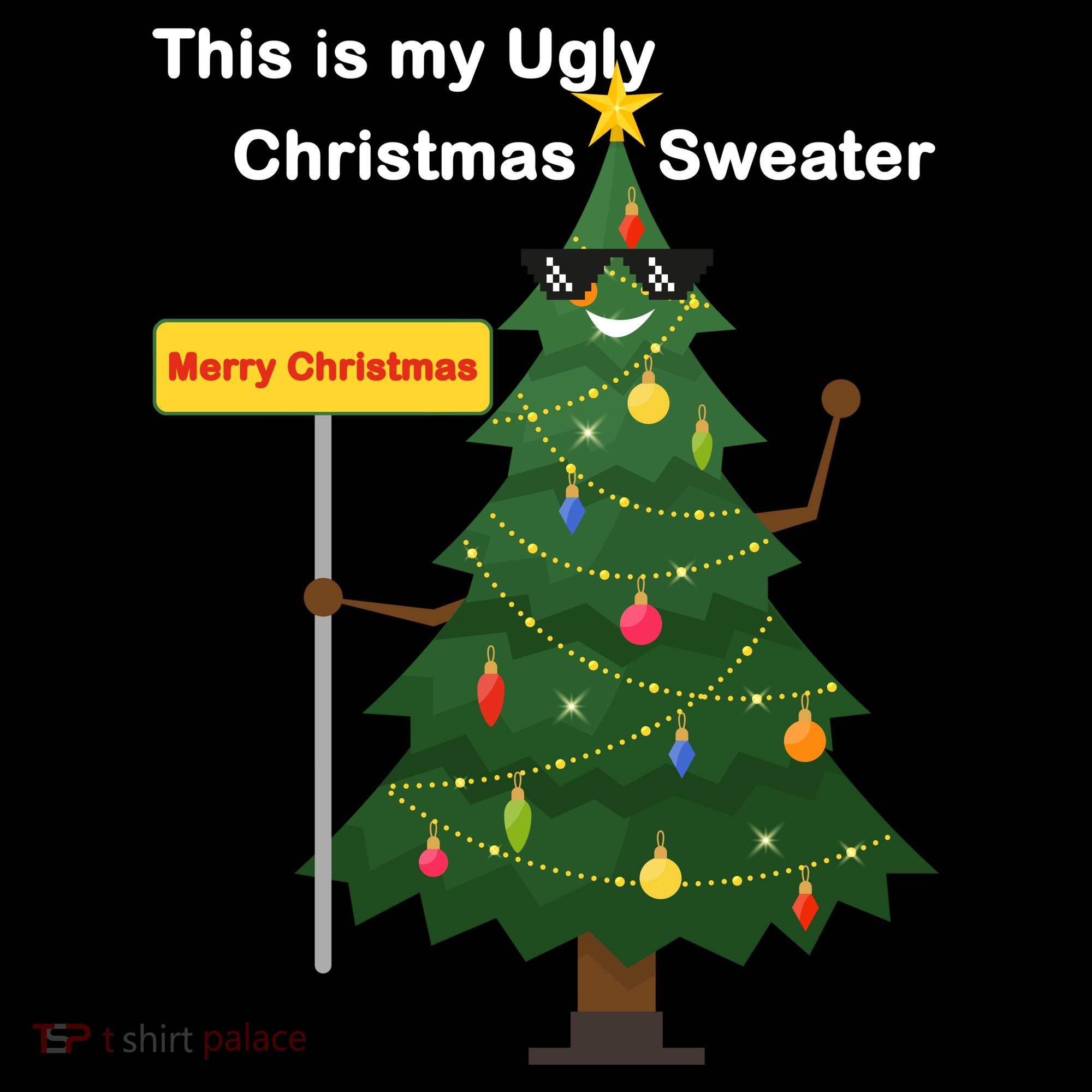 Funny This Is My Ugly Christmas Sweater Women's Long Sleeve Shirt