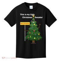 Funny This Is My Ugly Christmas Sweater Kids T-Shirt thumb 0