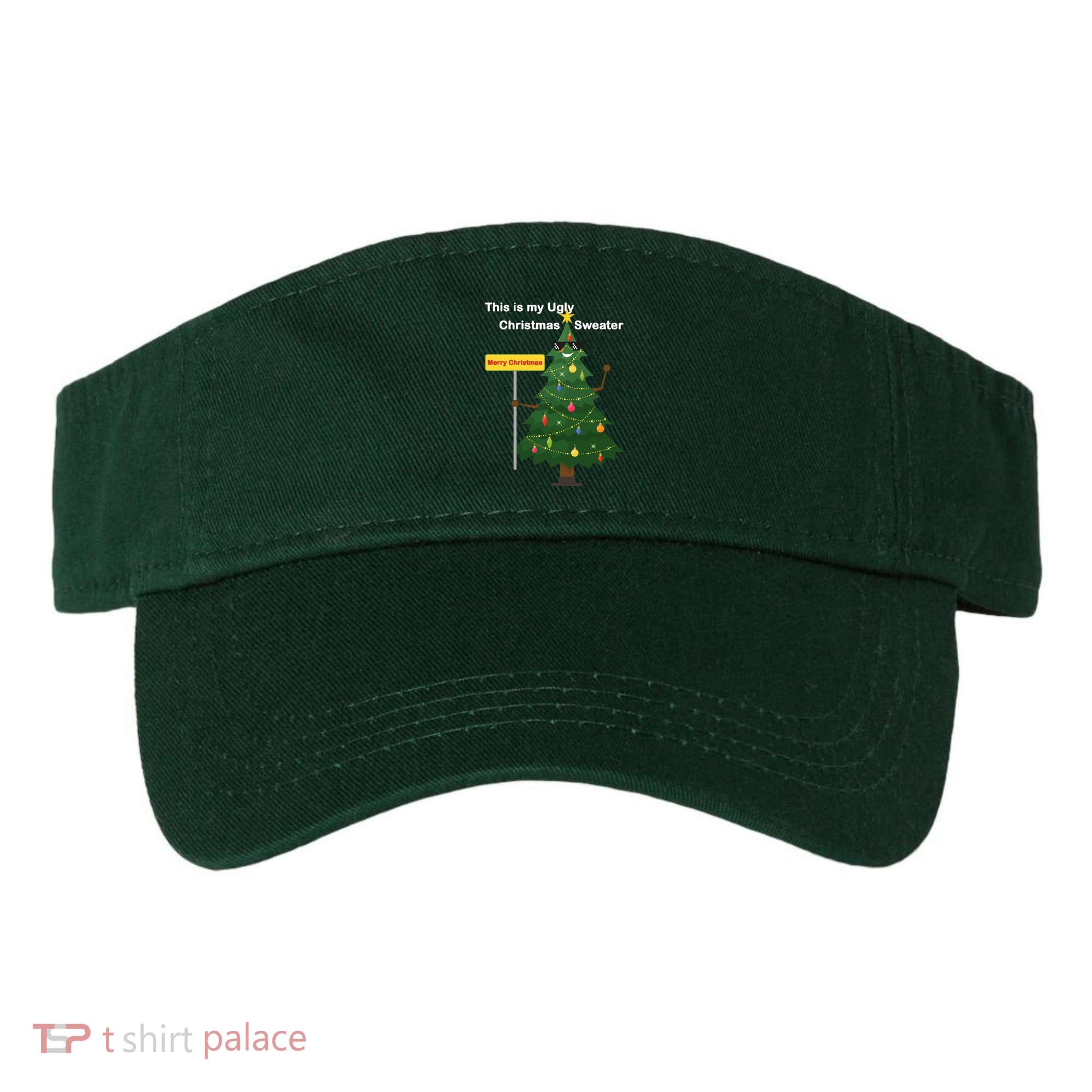 Funny This Is My Ugly Christmas Sweater Visor
