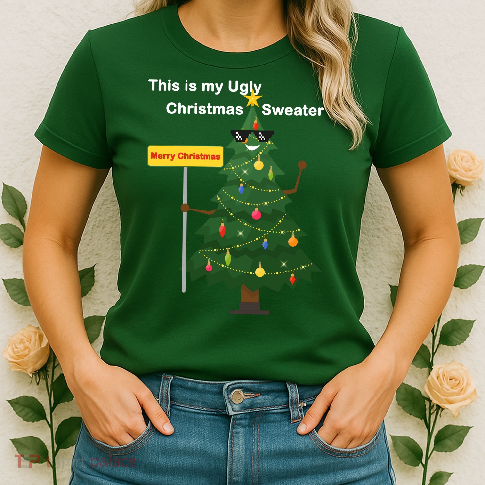 Funny This Is My Ugly Christmas Sweater Women's T-Shirt