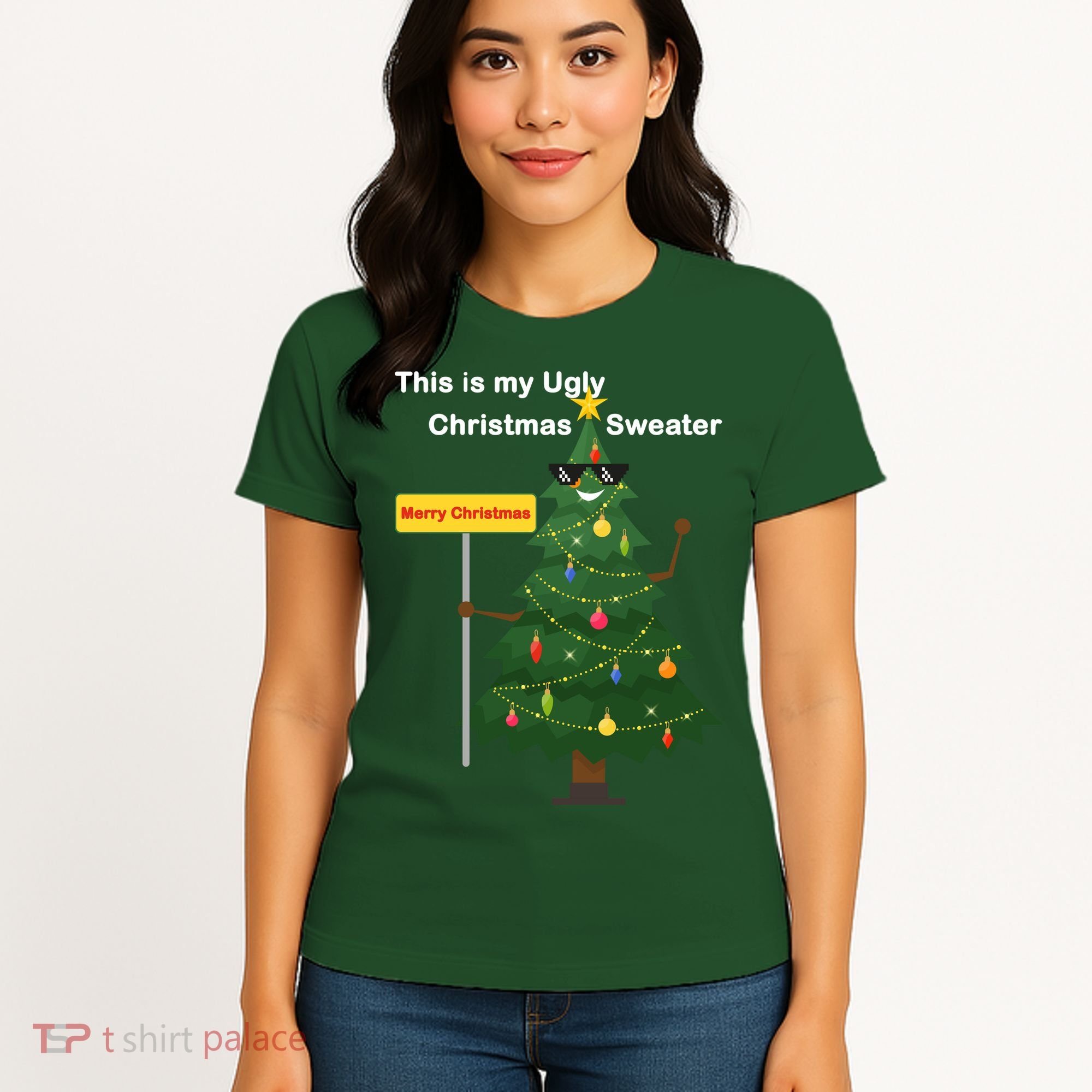 Funny This Is My Ugly Christmas Sweater Women's T-Shirt