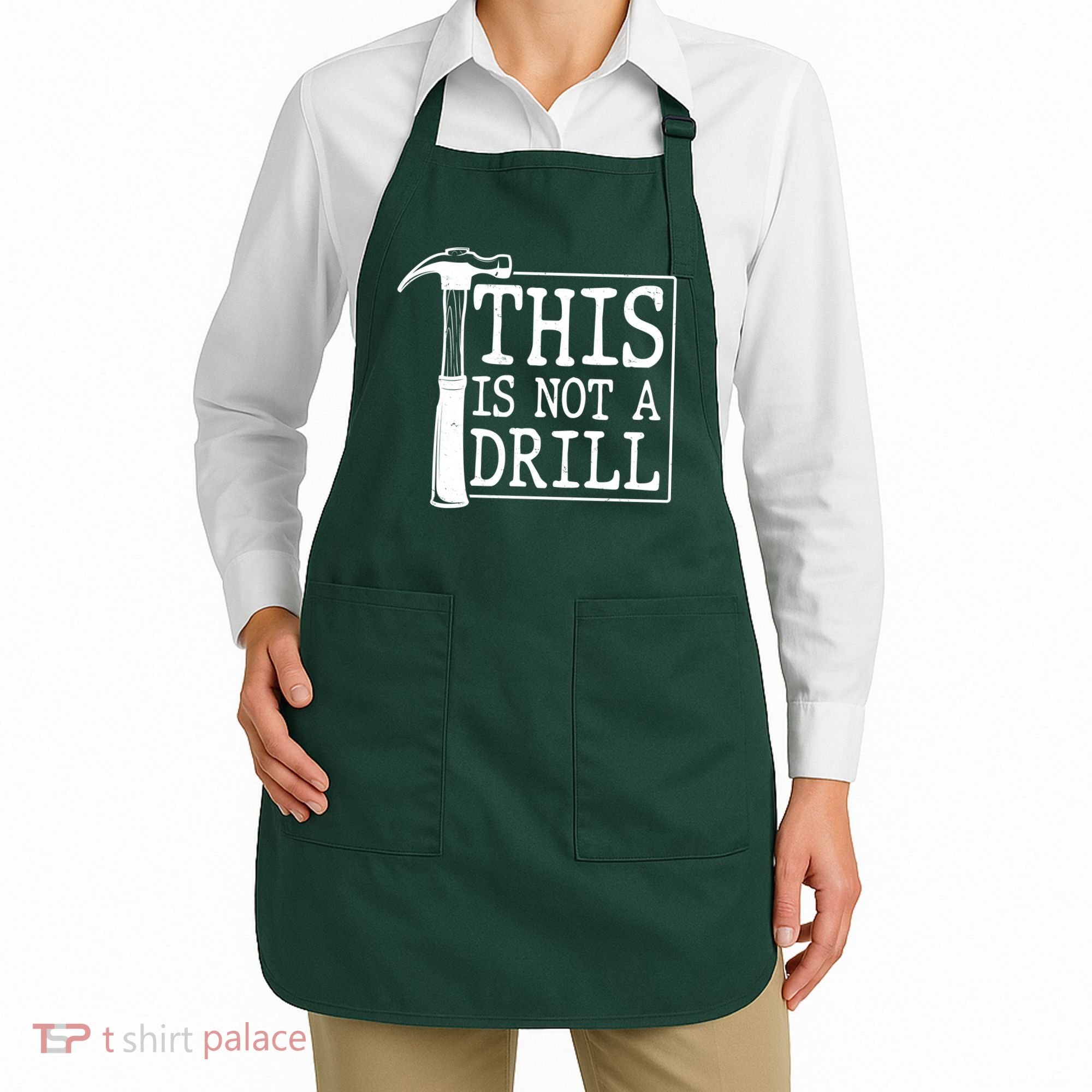 Funny This Is Not A Drill  Apron