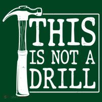 Funny This Is Not A Drill  Apron thumb 3