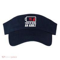 Funny Tired of Being An Adult Low Battery Visor thumb 0