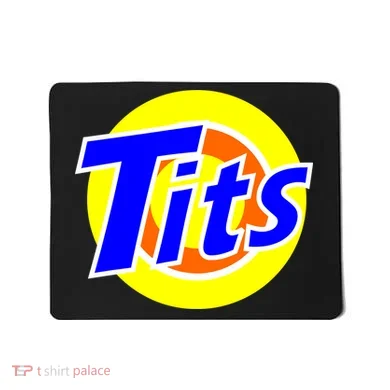 Funny Tits Logo Mousepad