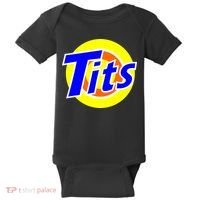 Funny Tits Logo Baby Bodysuit thumb 0