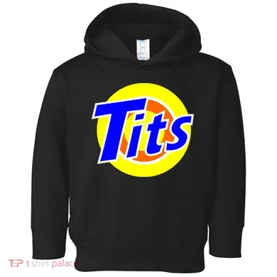 Funny Tits Logo Toddler Hoodie