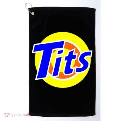 Funny Tits Logo Golf Towel