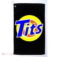 Funny Tits Logo Golf Towel thumb 0