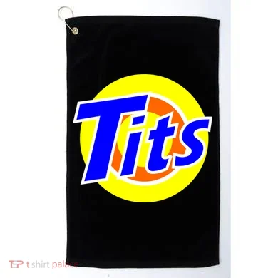 Funny Tits Logo Golf Towel