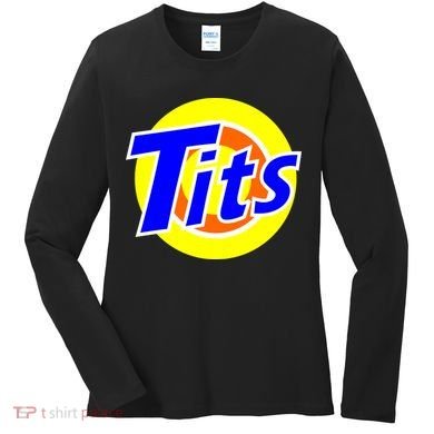 Funny Tits Logo Women's Long Sleeve Shirt