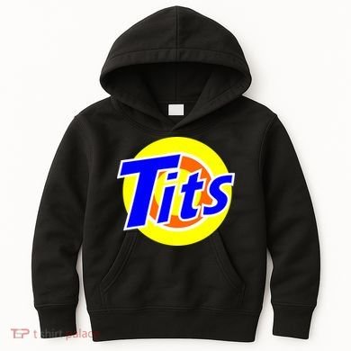 Funny Tits Logo Kids Hoodie