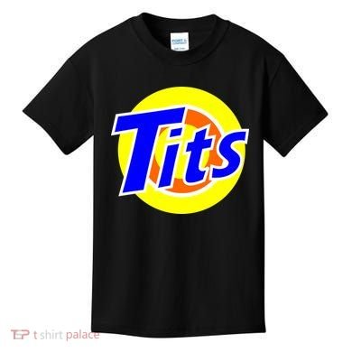 Funny Tits Logo Kids T-Shirt