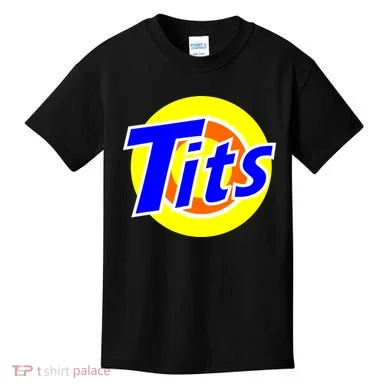 Funny Tits Logo Kids T-Shirt