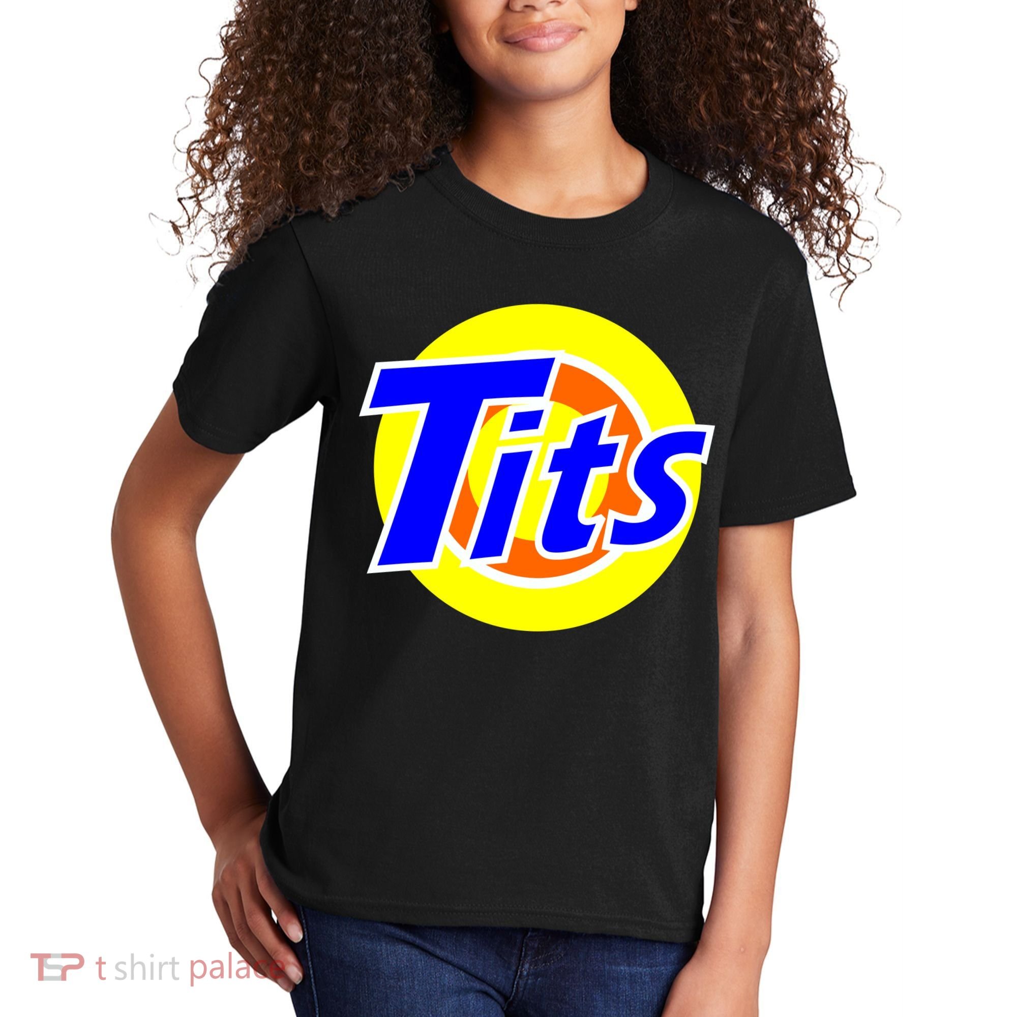 Funny Tits Logo Kids T-Shirt