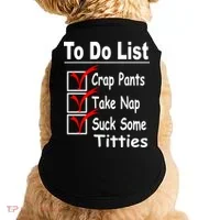 Funny To Do List Doggie Tank thumb 0