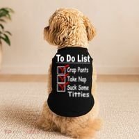 Funny To Do List Doggie Tank thumb 2