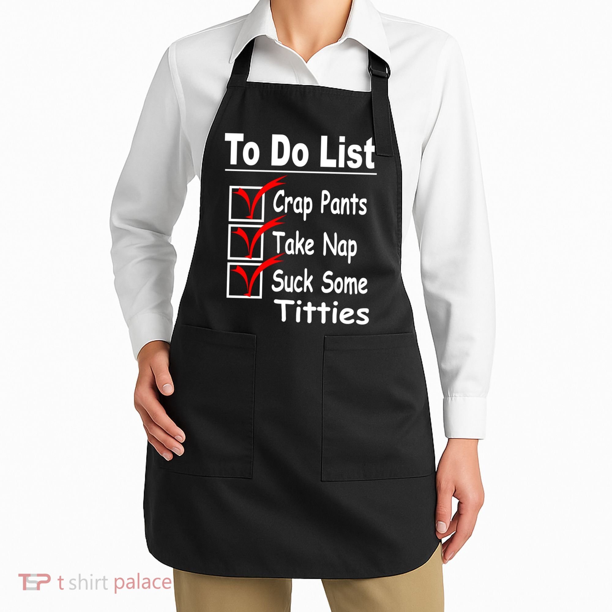 Funny To Do List Apron
