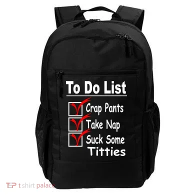 Funny To Do List Backpack