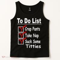Funny To Do List Tank Top thumb 2