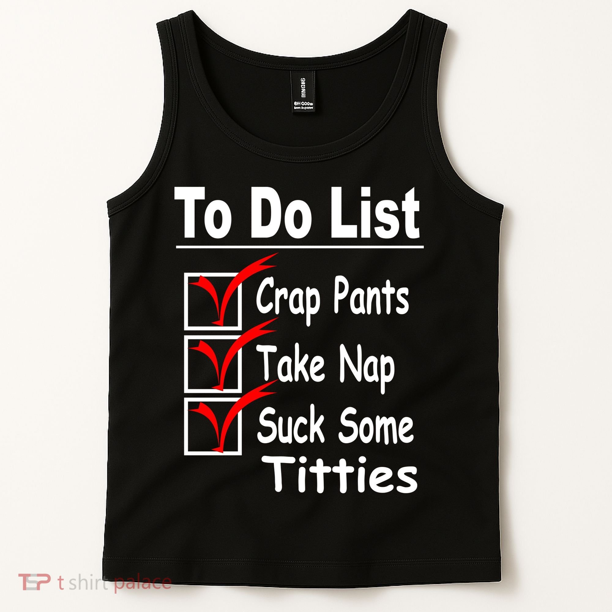 Funny To Do List Tank Top