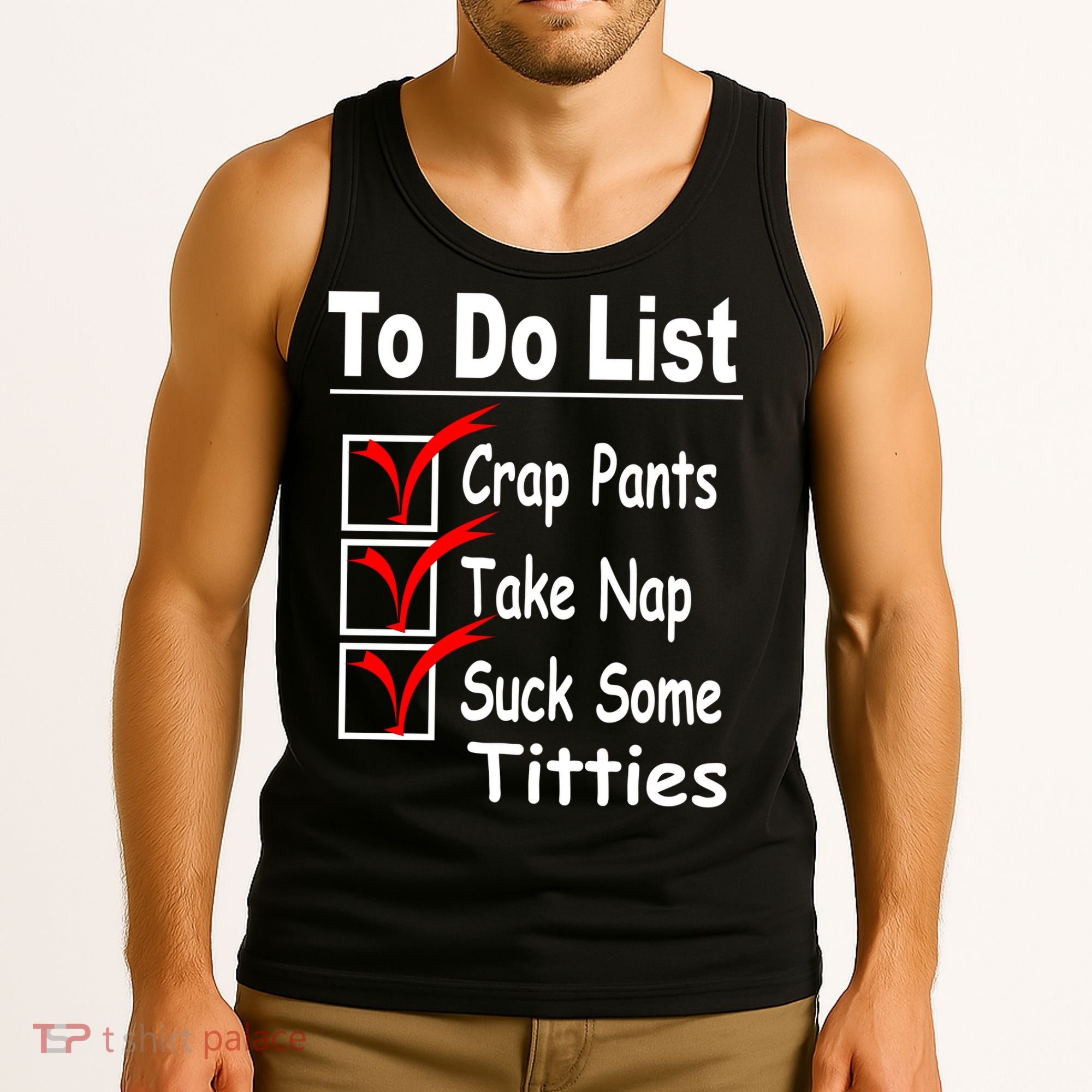 Funny To Do List Tank Top