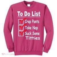 Funny To Do List Sweatshirt thumb 0
